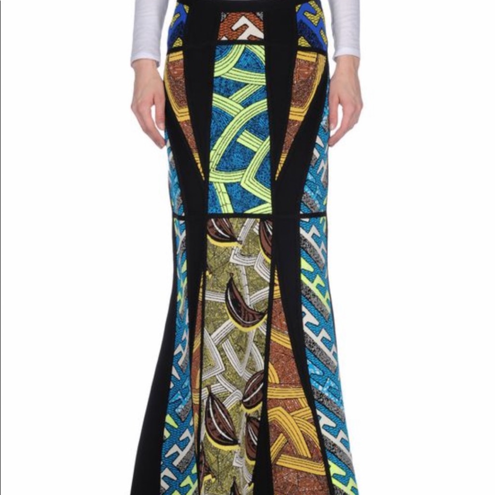 Herve Leger maxi skirt